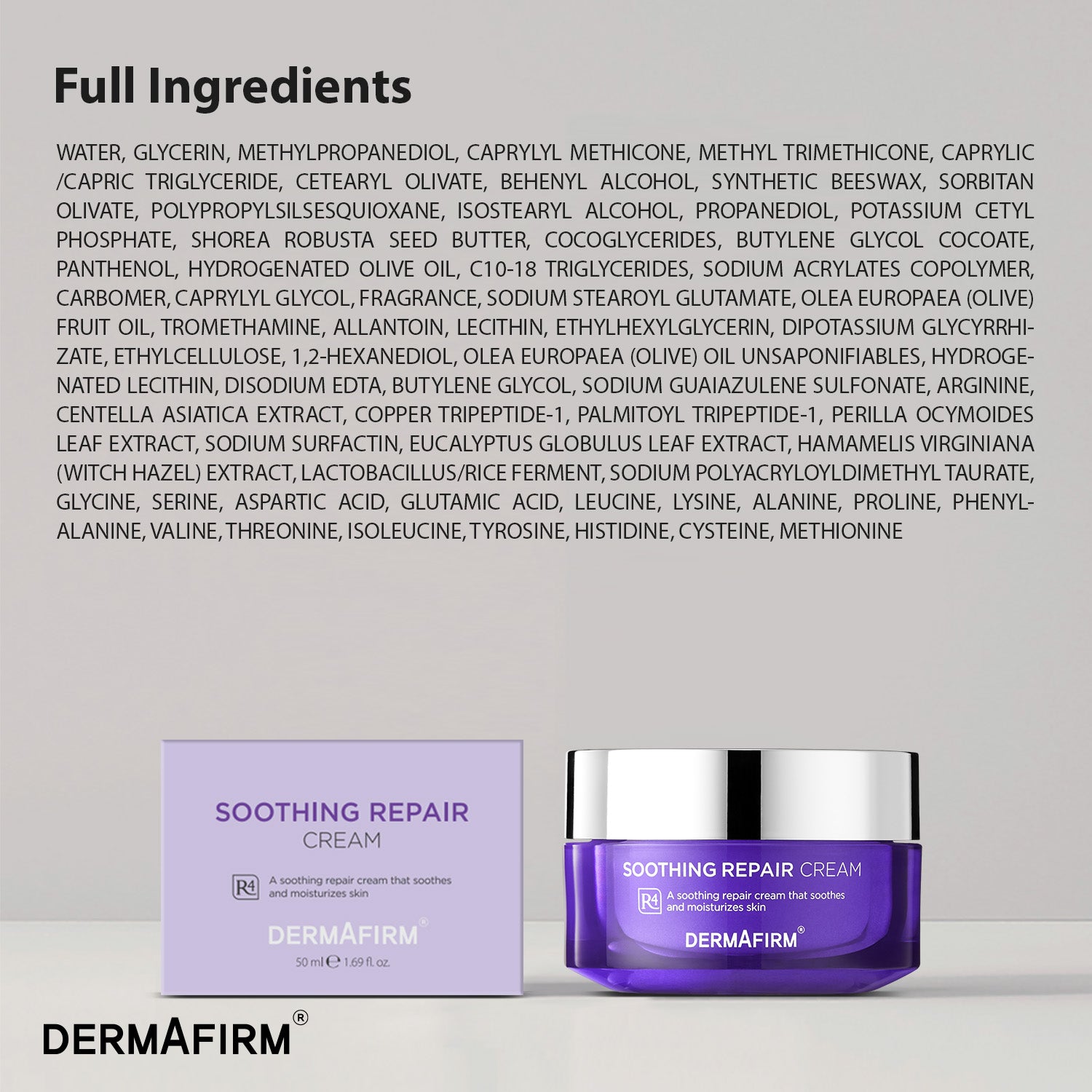 Soothing Repair Cream R4 | Dermafirm Official – Dermafirmshop